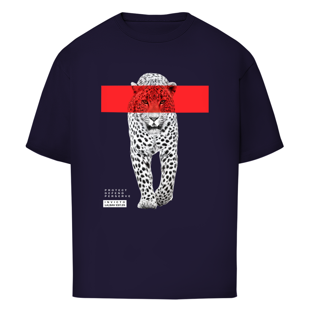 LEOPARD OVERSIZED T-SHIRT
