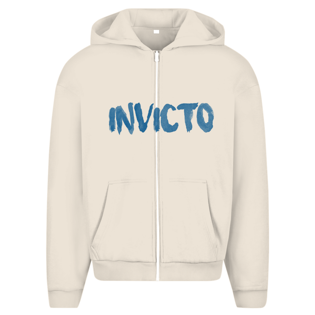 INVICTO BLUE HOODIE ZIPPER