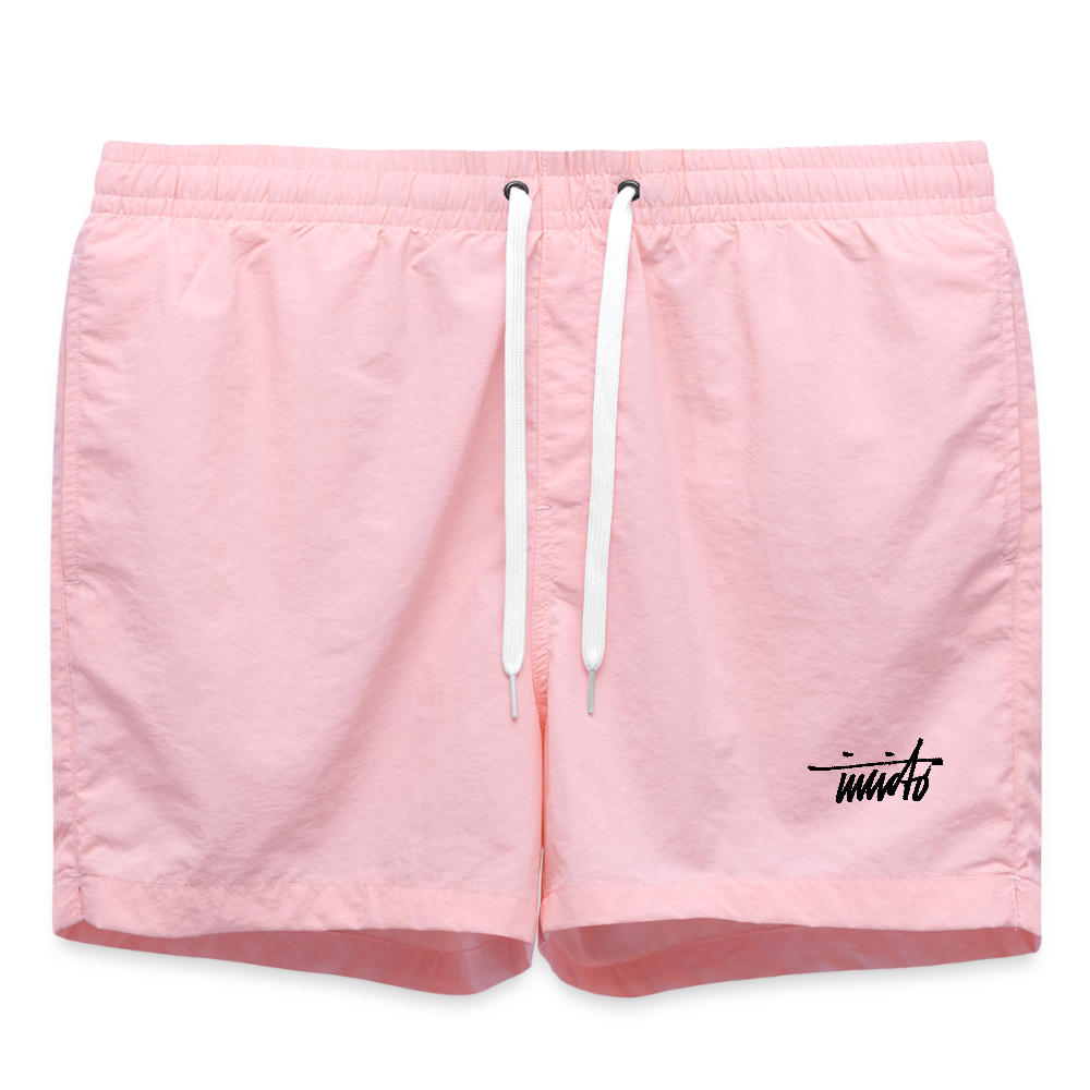 INVICTO SCRIPT BLACK BADESHORTS - Pink