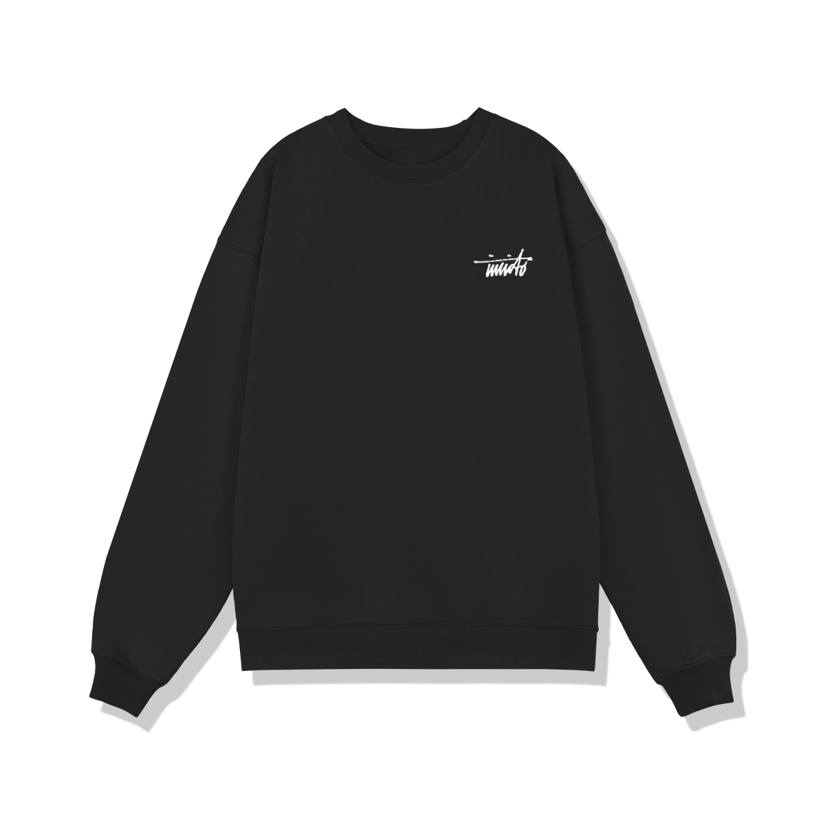 INVICTO SCRIPT WHITE BL SWEATSHIRT 370GSM