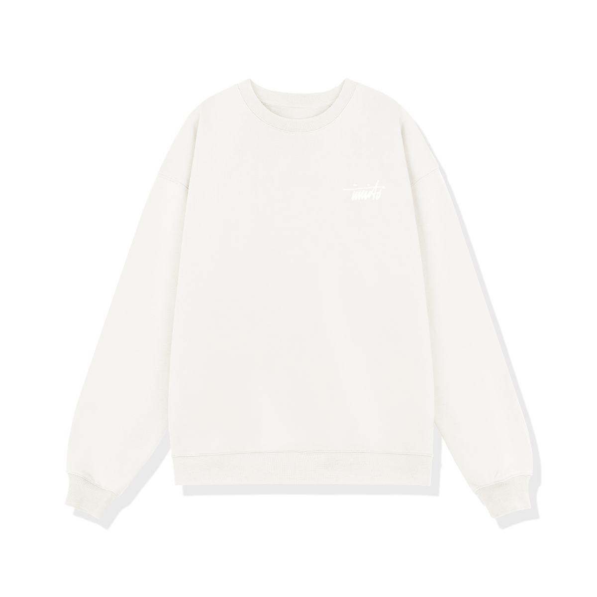 INVICTO SCRIPT WHITE BL SWEATSHIRT 370GSM