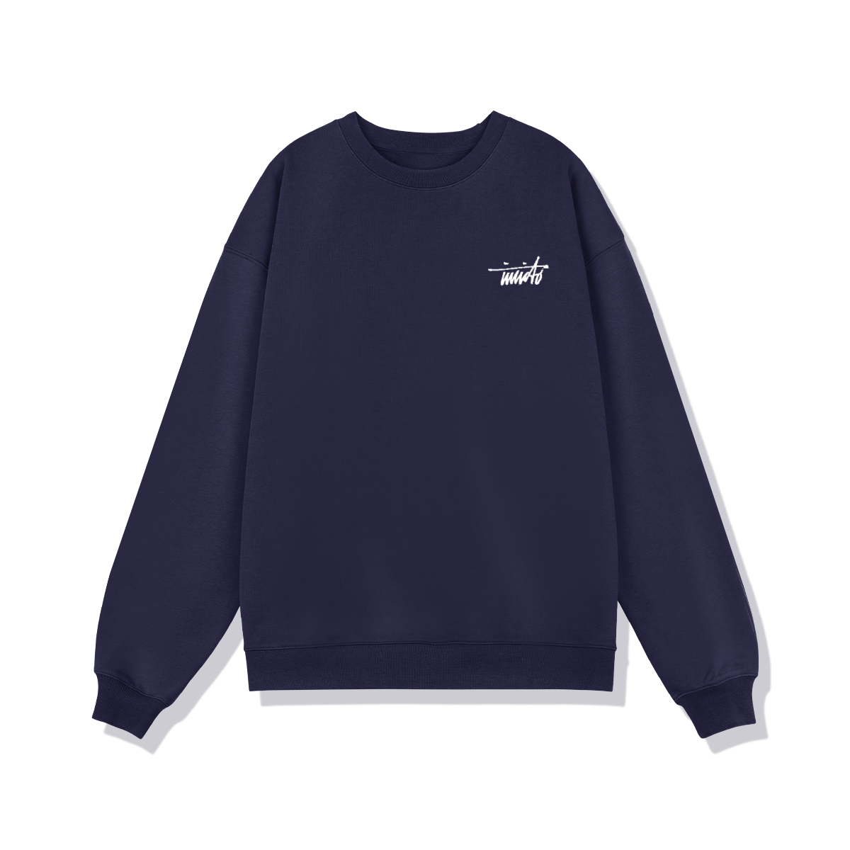 INVICTO SCRIPT WHITE BL SWEATSHIRT 370GSM