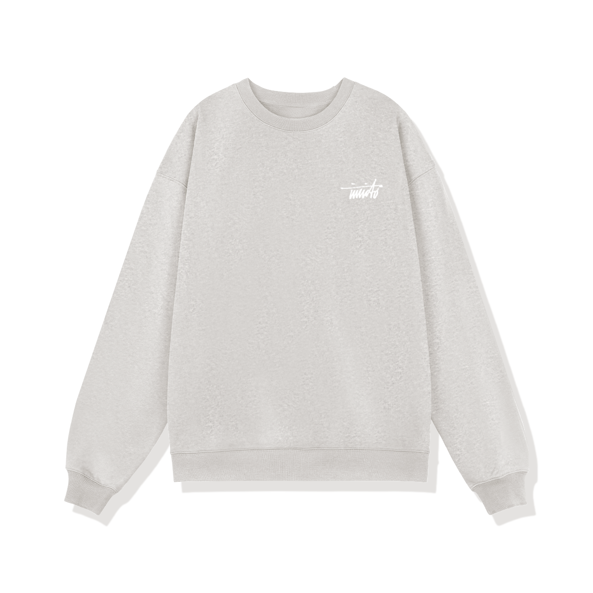 INVICTO SCRIPT WHITE BL SWEATSHIRT 370GSM