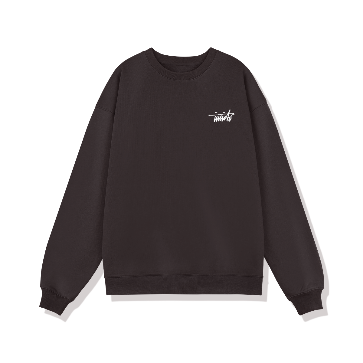 INVICTO SCRIPT WHITE BL SWEATSHIRT 370GSM