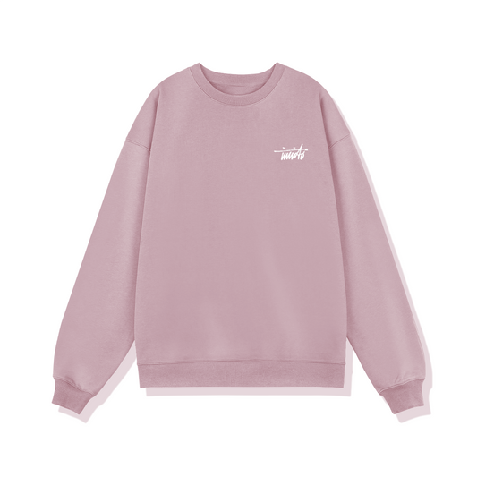 INVICTO SCRIPT WHITE BL SWEATSHIRT 370GSM