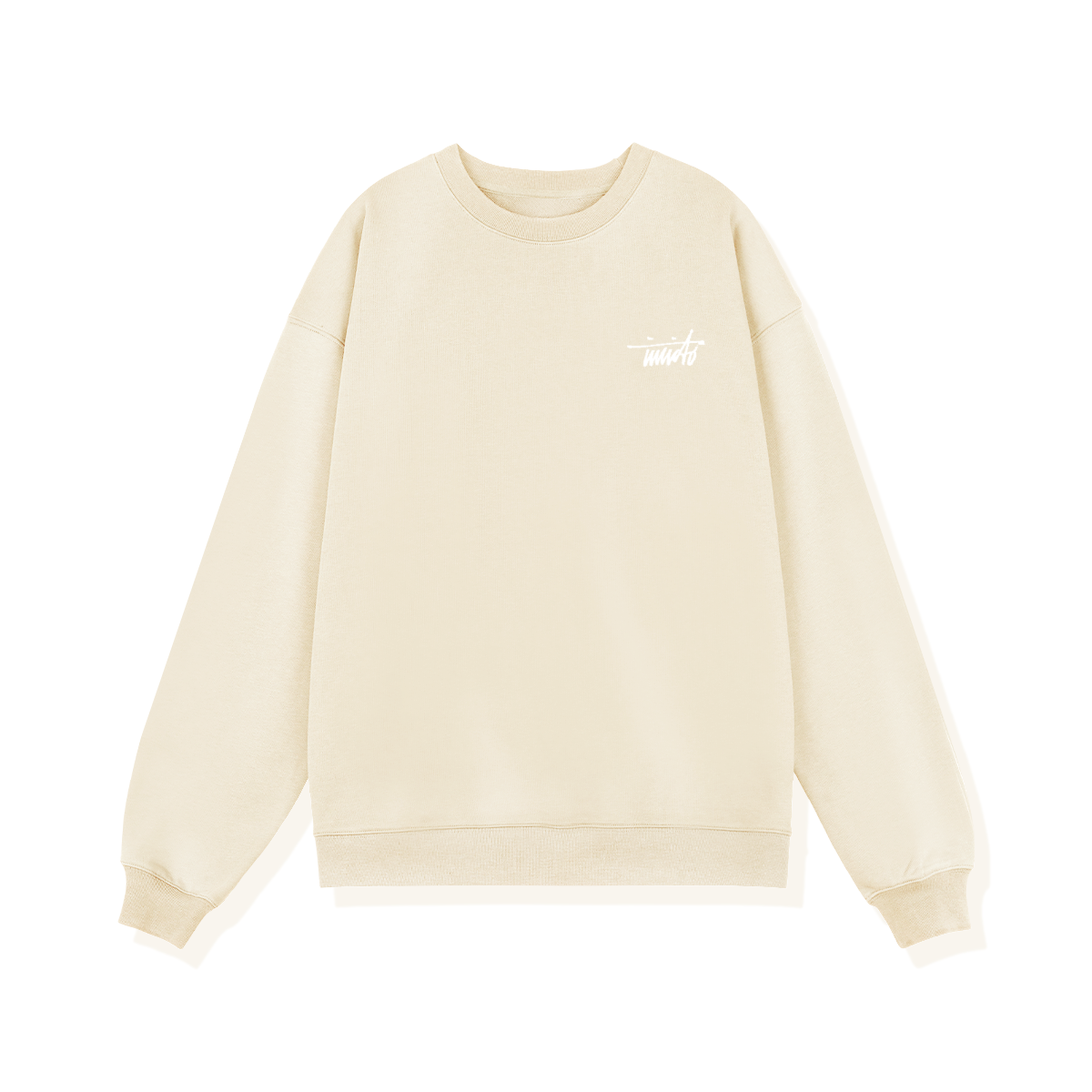 INVICTO SCRIPT WHITE BL SWEATSHIRT 370GSM