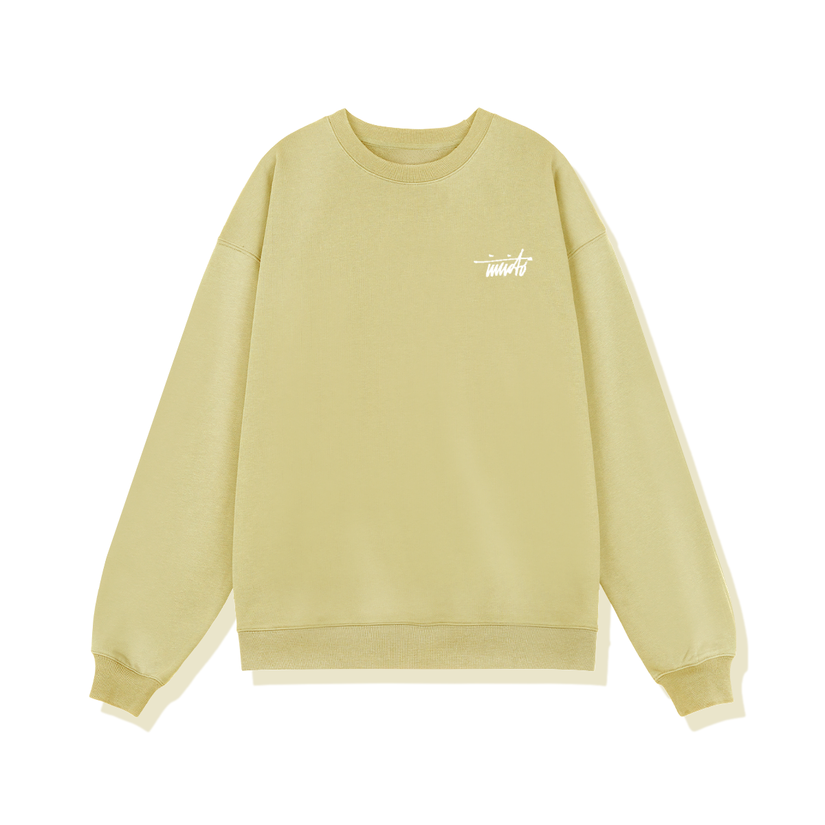 INVICTO SCRIPT WHITE BL SWEATSHIRT 370GSM