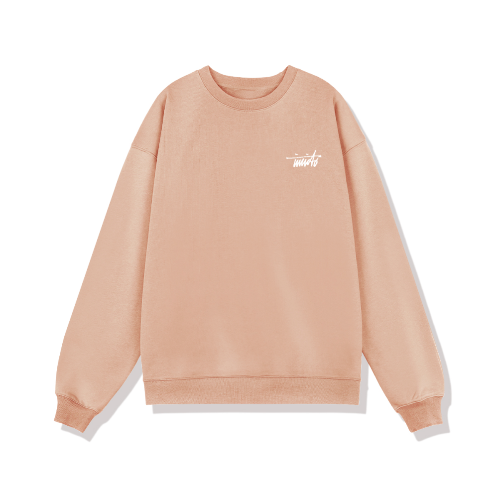 INVICTO SCRIPT WHITE BL SWEATSHIRT 370GSM
