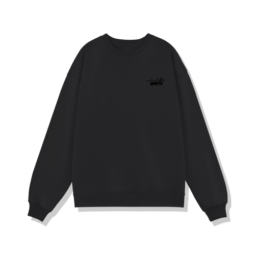 INVICTO SCRIPT BLACK BL SWEATSHIRT 370GSM