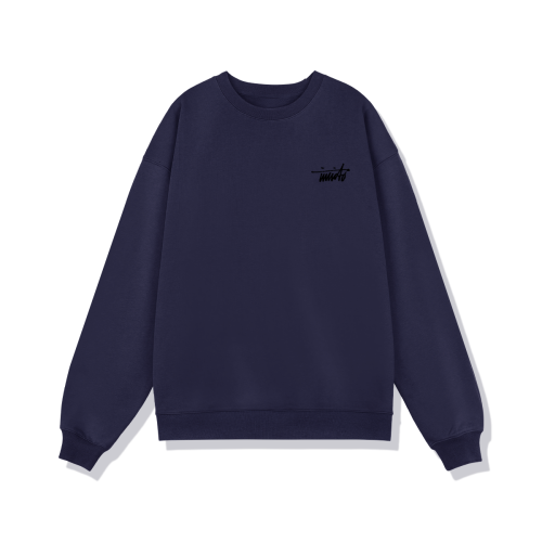 INVICTO SCRIPT BLACK BL SWEATSHIRT 370GSM