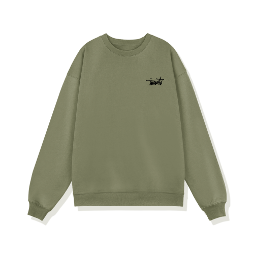 INVICTO SCRIPT BLACK BL SWEATSHIRT 370GSM