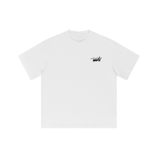 INVICTO SCRIPT BLACK BL LOOSE T-SHIRT 310GSM