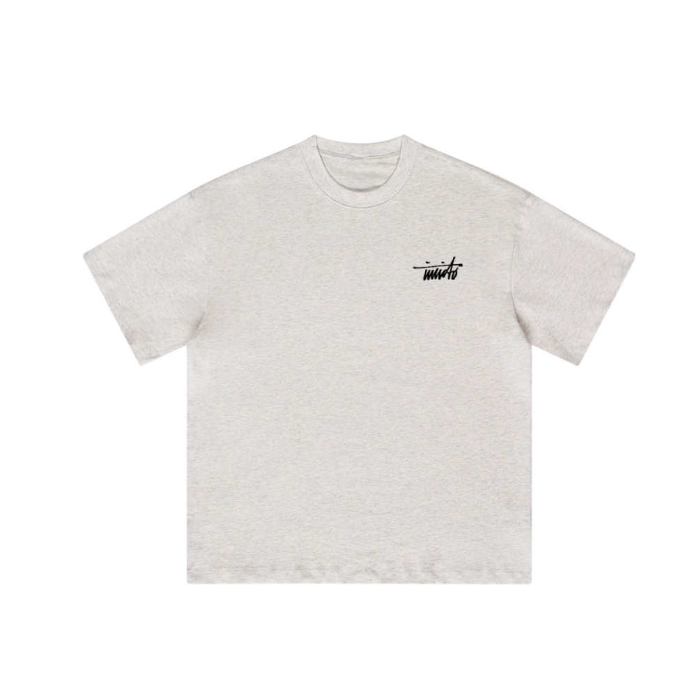 INVICTO SCRIPT BLACK BL LOOSE T-SHIRT 310GSM