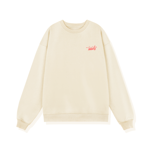 INVICTO SCRIPT RED BL SWEATSHIRT 370GSM