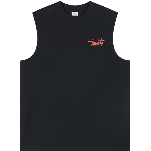 INVICTO SCRIPT BL RED TANK TOP