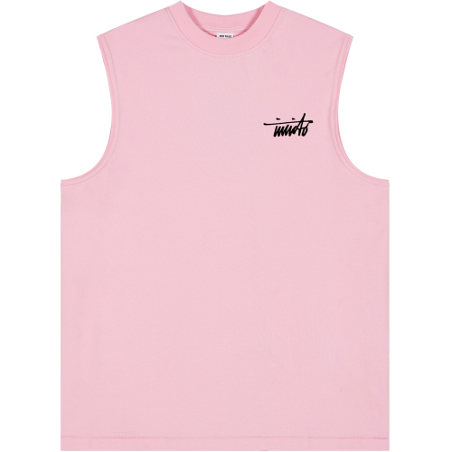 INVICTO SCRIPT BL BLACK TANK TOP