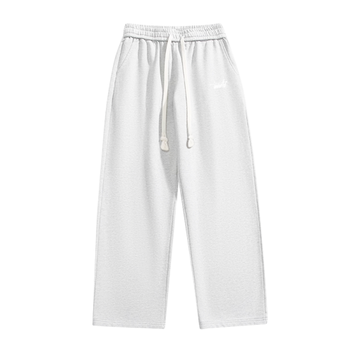 INVICTO SCRIPT WHITE BL OPEN LEG JOGGER 350GSM