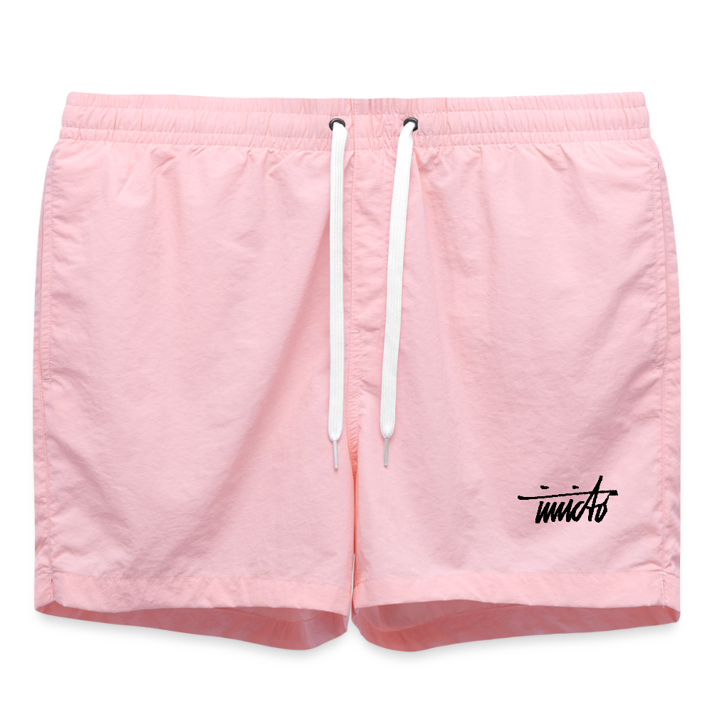 INVICTO SCRIPT BLACK BADESHORTS - Pink