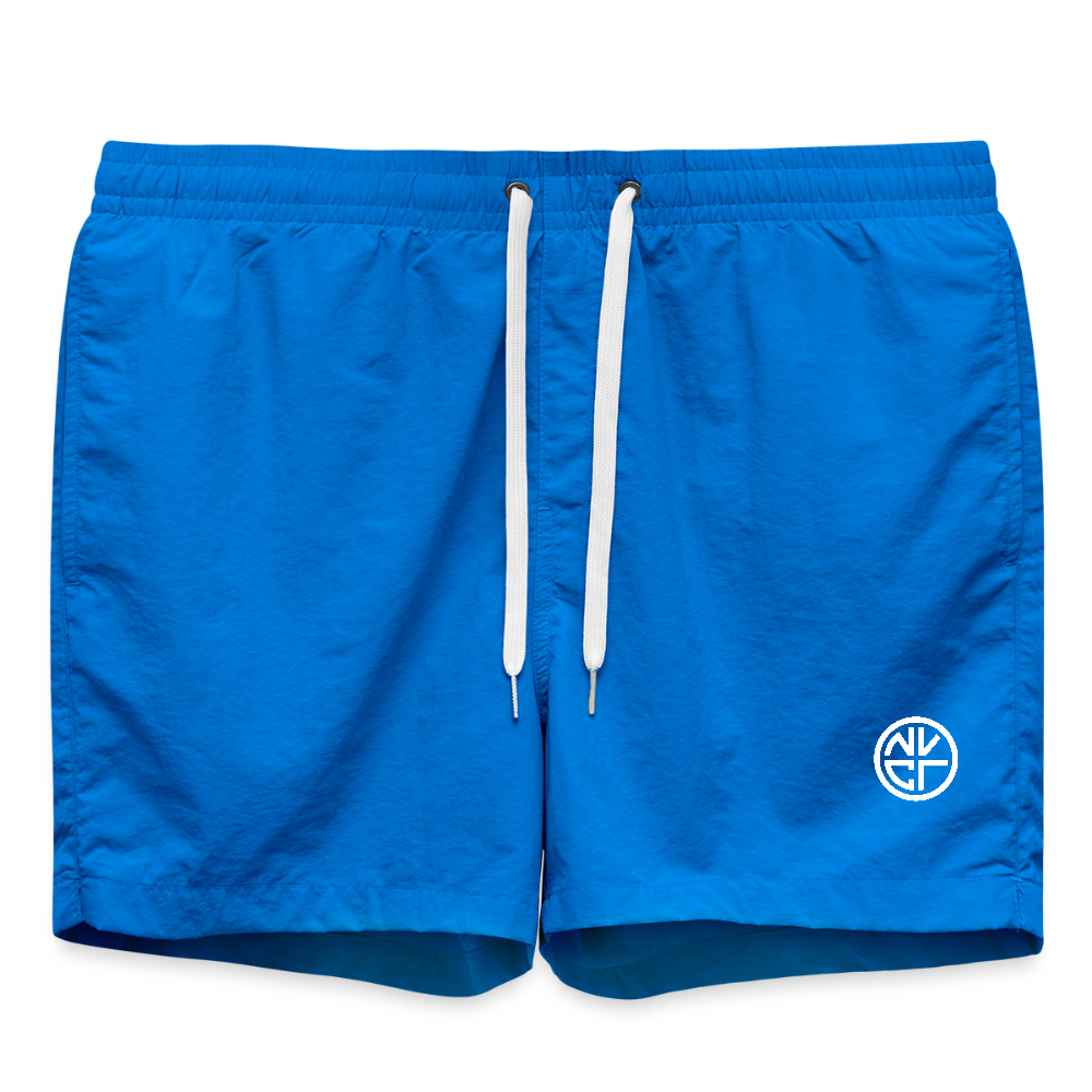 NVCTO SIGN WHITE BADESHORTS - Cobalt blue