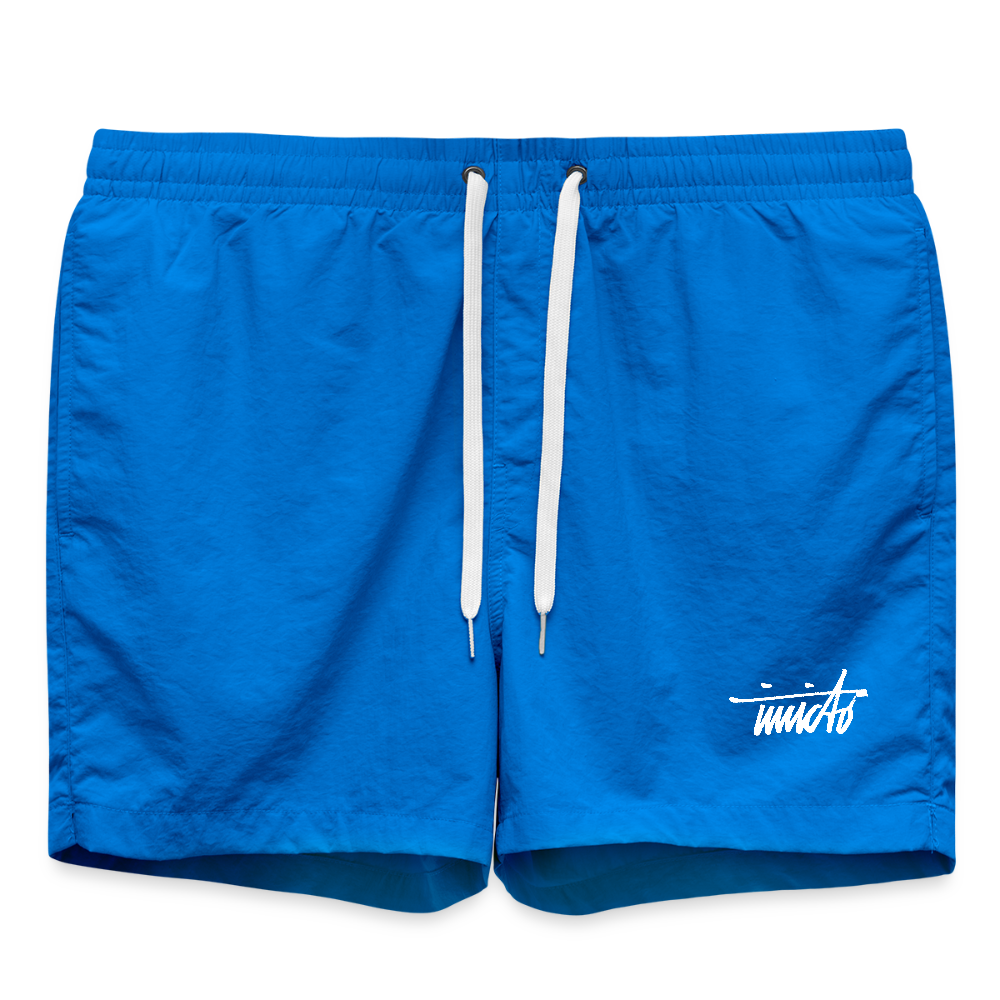 INVICTO SCRIPT WHITE BADESHORTS - Cobalt blue