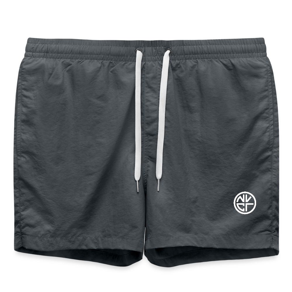 NVCTO SIGN WHITE BADESHORTS - Anthrazit