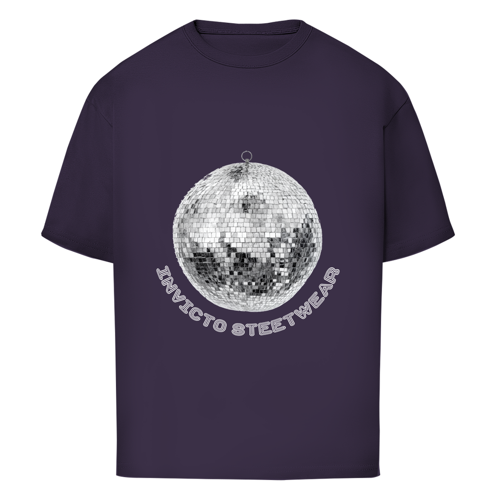 DISCO BALL WHITE OVERSIZED T-SHIRT