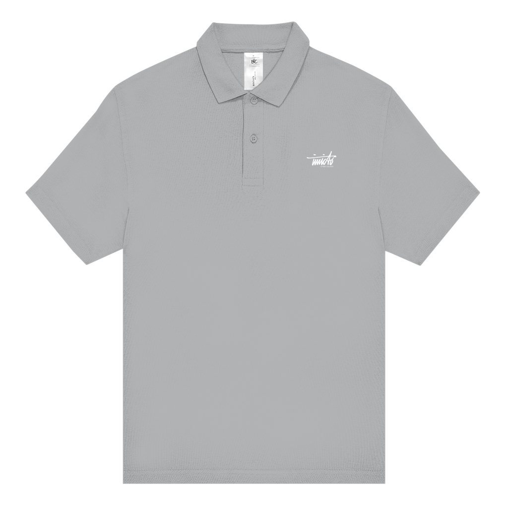 INVICTO SCRIPT WHITE POLOSHIRT