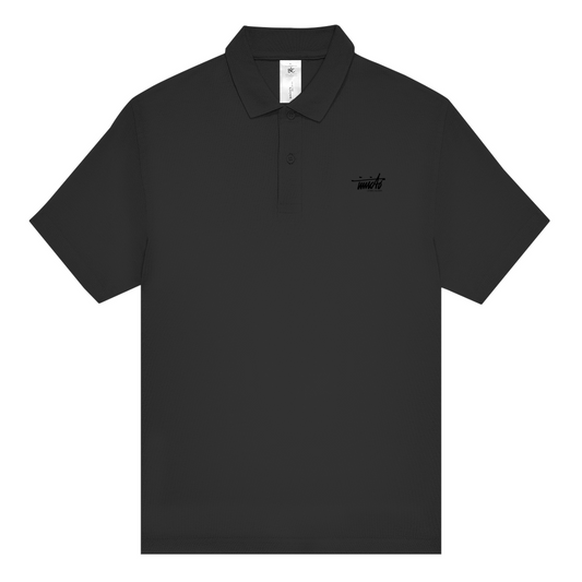 INVICTO SCRIPT BLACK POLOSHIRT