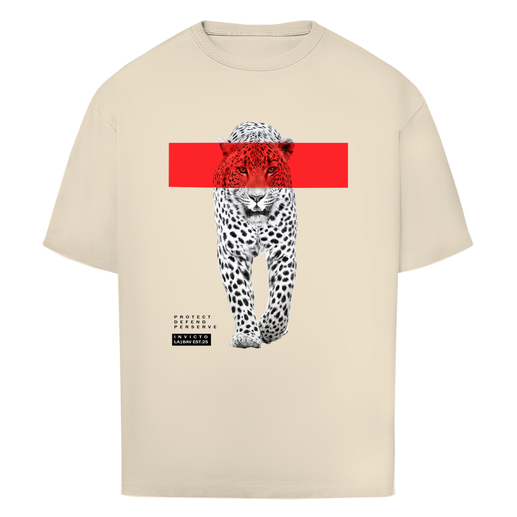 LEOPARD OVERSIZED T-SHIRT