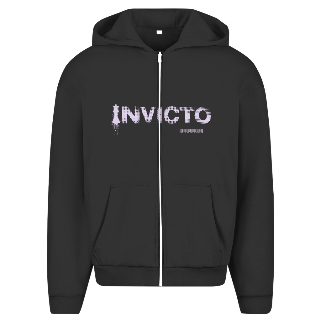Sudadera con capucha y cremallera Queen Purple Deb Edition