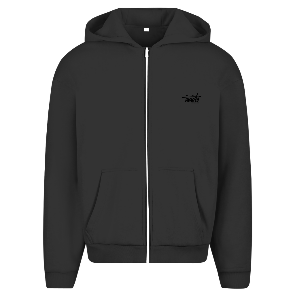 INVICTO SCRIPT L3GO BLACK HOODIE ZIPPER