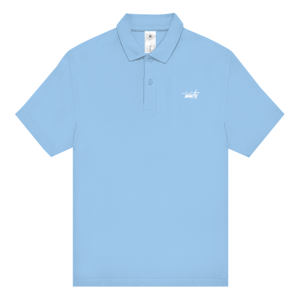 INVICTO SCRIPT WHITE POLOSHIRT
