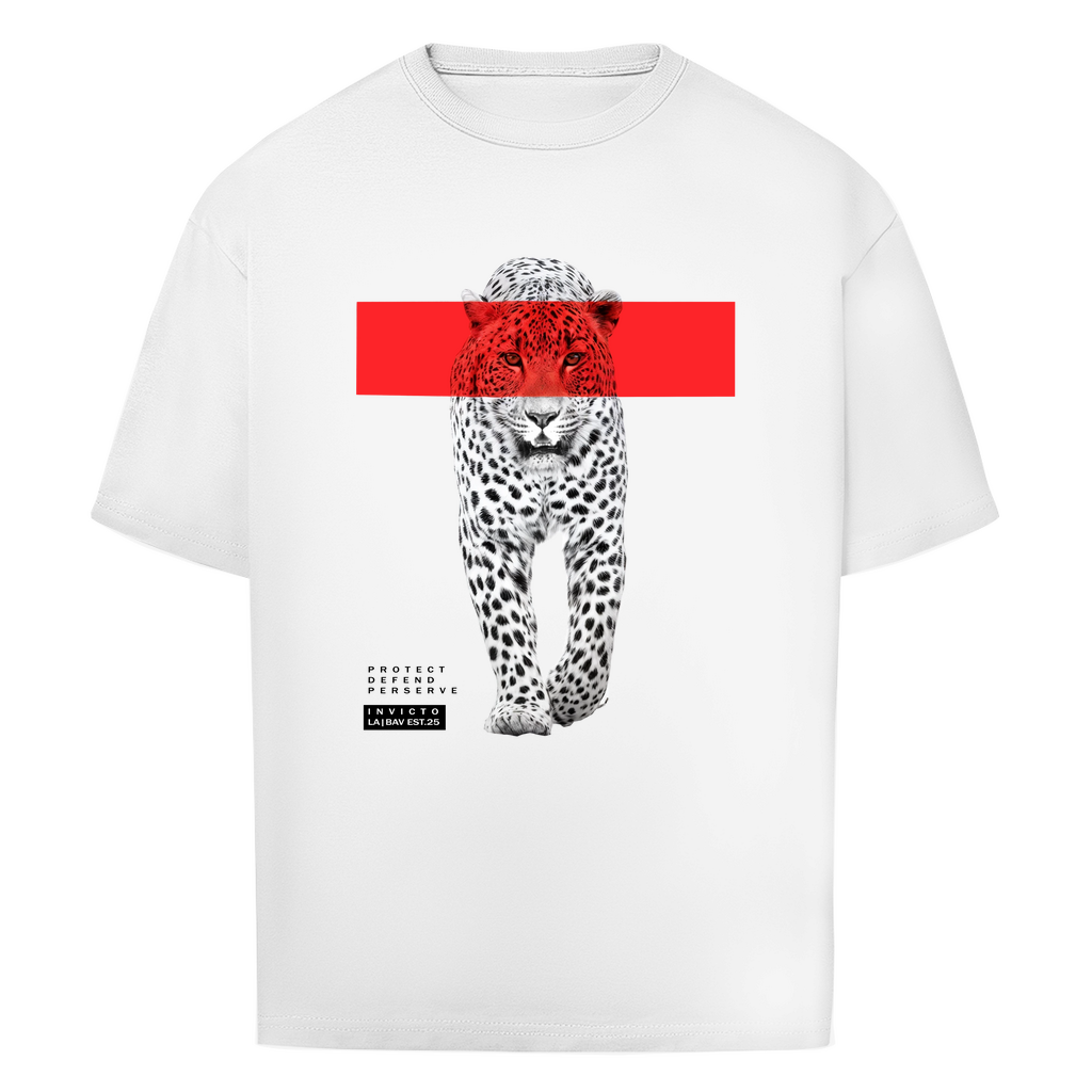 LEOPARD OVERSIZED T-SHIRT