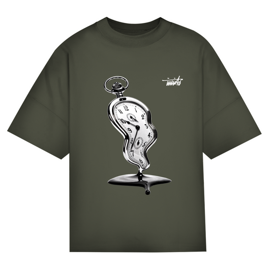 MELTING TIME WHITE OVERSIZED T-SHIRT