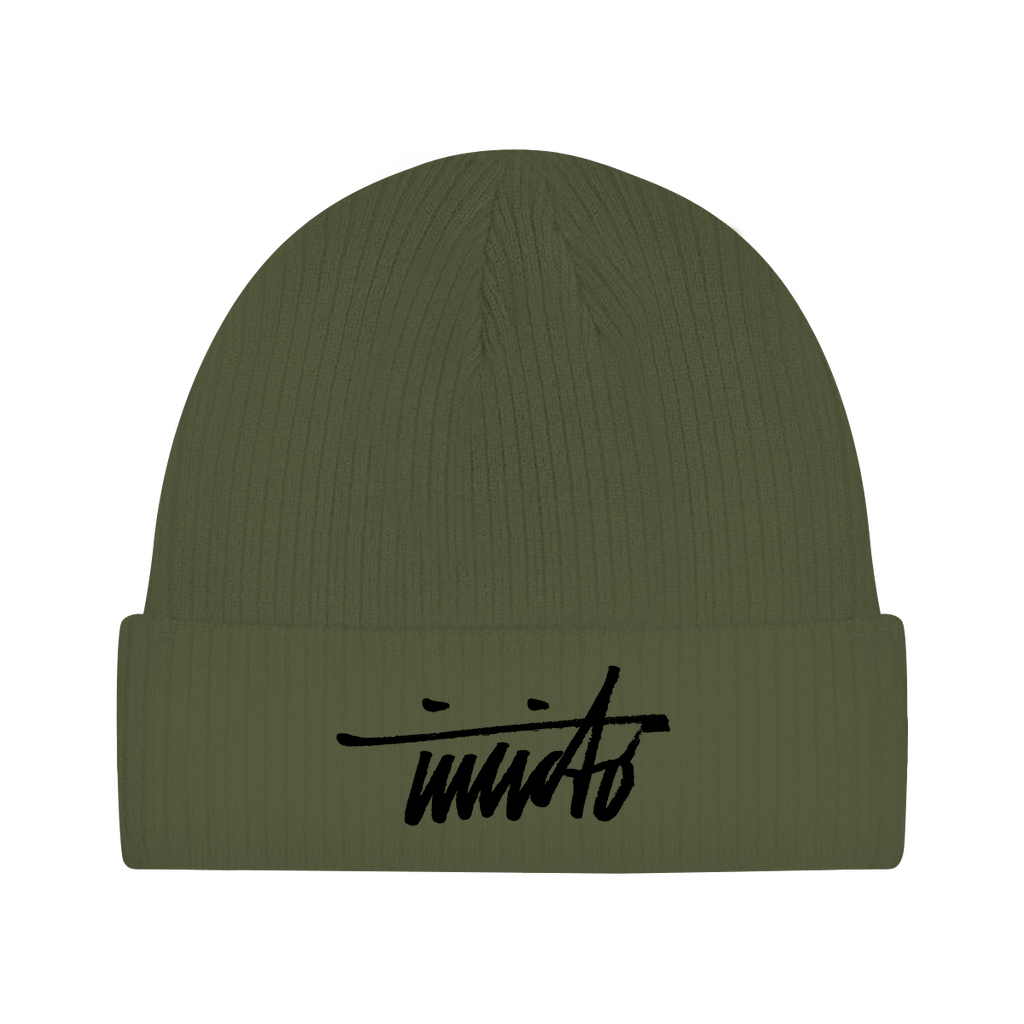 INVICTO SCRIPT BLACK BEANIE