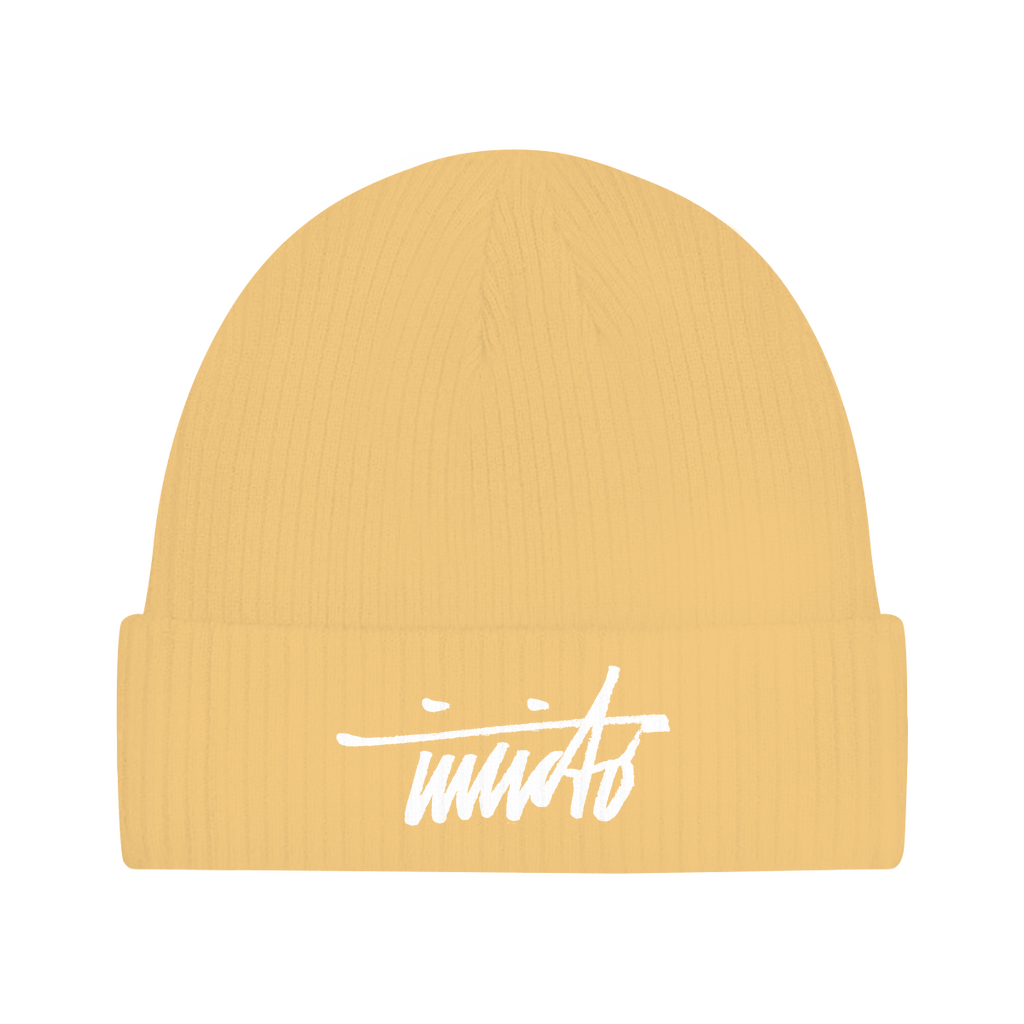 INVICTO SCRIPT WHITE BEANIE