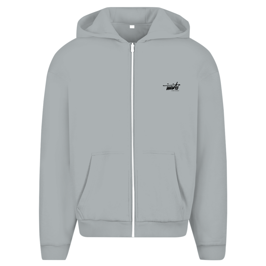 INVICTO SCRIPT IBTFOBA BLACK HOODIE ZIPPER
