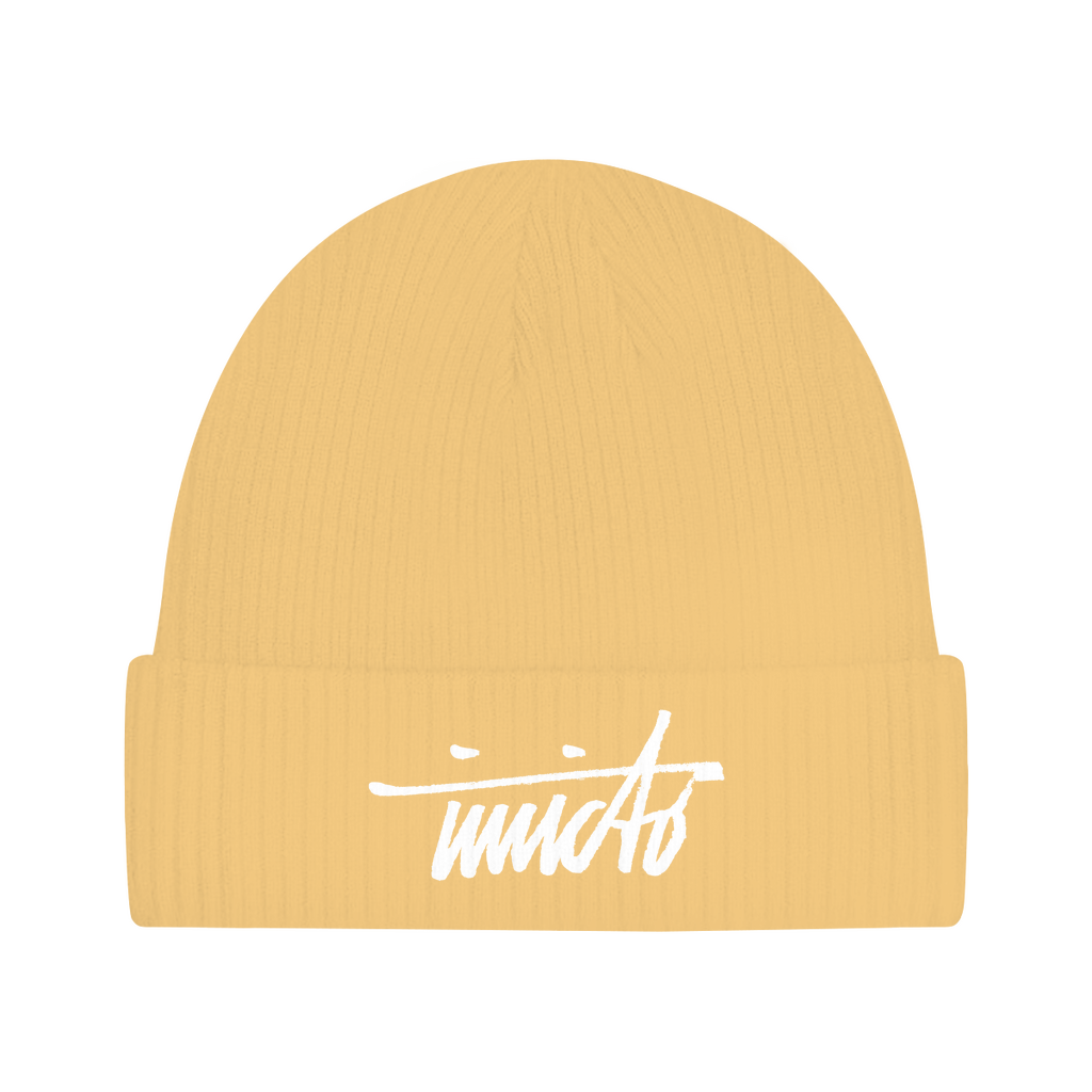 INVICTO SCRIPT WHITE BEANIE