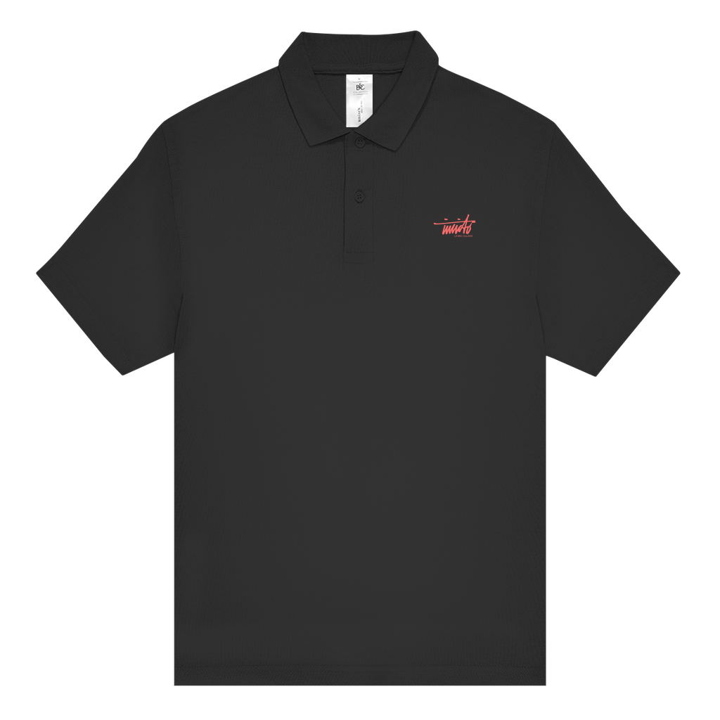 INVICTO SCRIPT RED POLOSHIRT