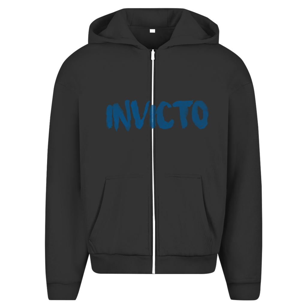 INVICTO BLUE HOODIE ZIPPER