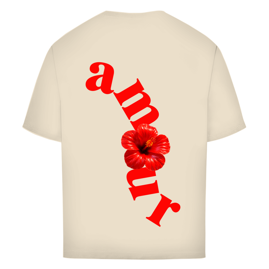 AMOR FLEUR BACK DEB.EDITION OVERSIZED T-SHIRT