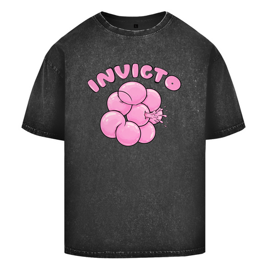 INVICTO BUBBLES OVERSIZED T-SHIRT ACID WASHED