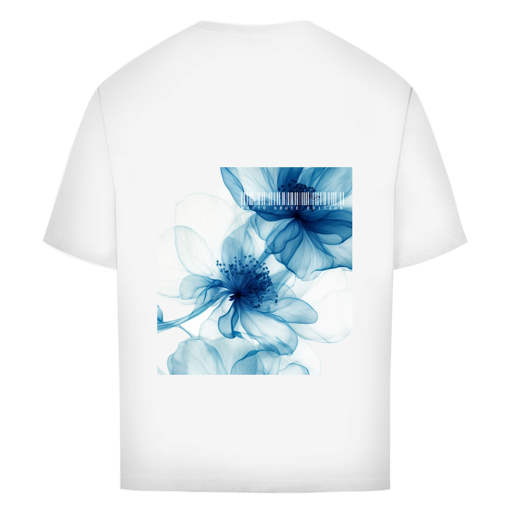 BLUE FLOWER OVERSIZED T-SHIRT