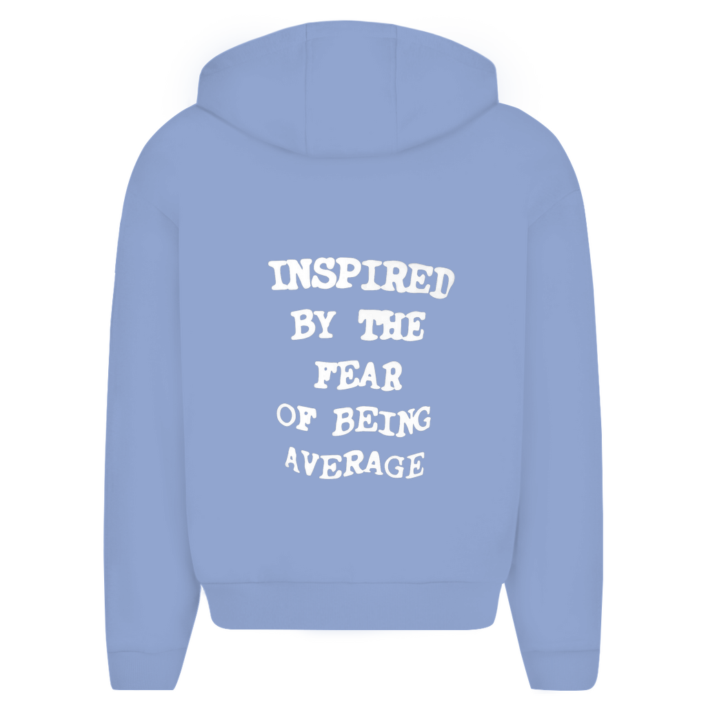 INVICTO SCRIPT IBTFOBA WHITE HOODIE ZIPPER