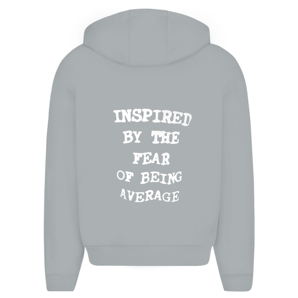 INVICTO SCRIPT IBTFOBA WHITE HOODIE ZIPPER