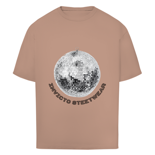 DISCO BALL BLACK OVERSIZED T-SHIRT
