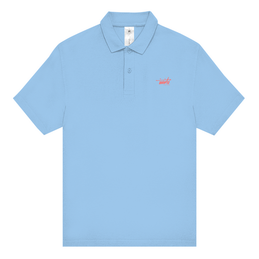 INVICTO SCRIPT RED POLOSHIRT