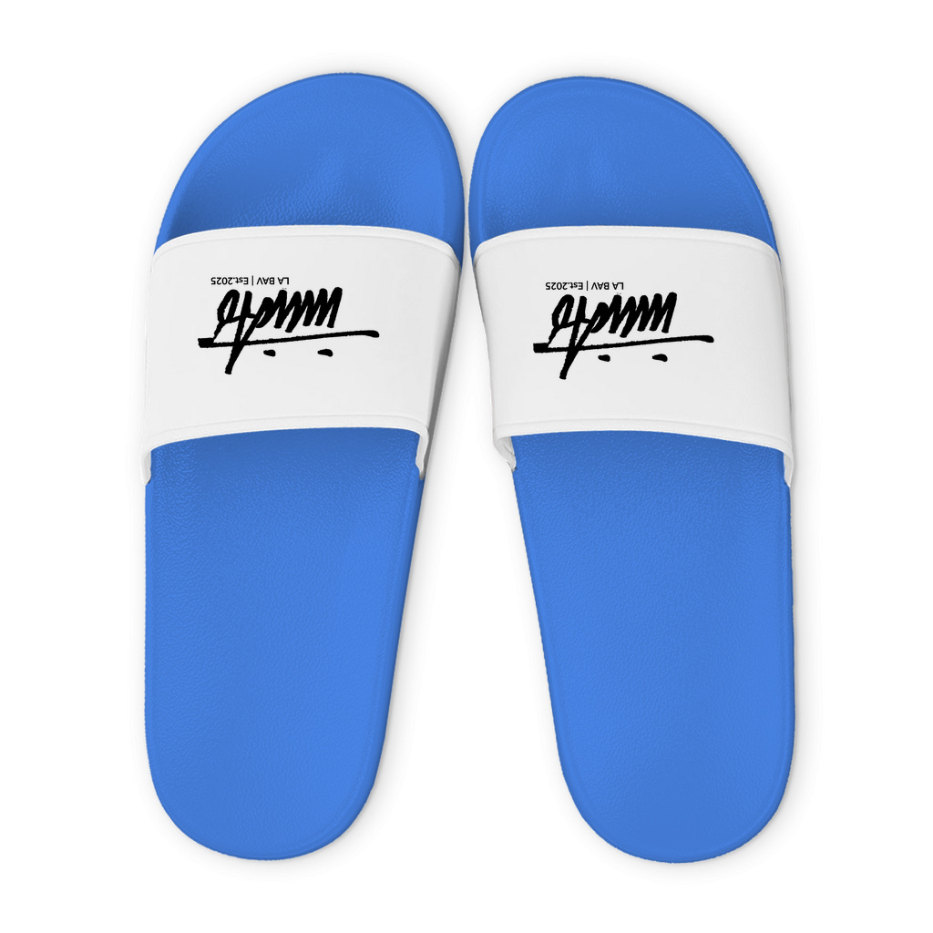 INVICTO SCRIPT BLACK FLIP FLOPS