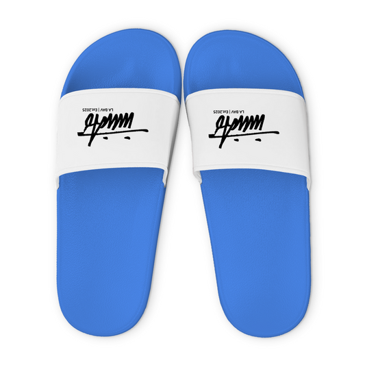 INVICTO SCRIPT BLACK FLIP FLOPS