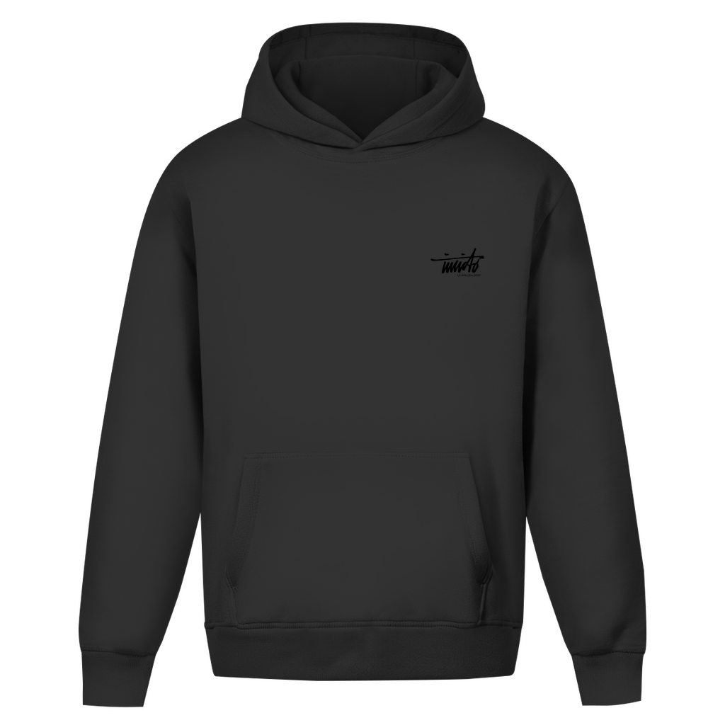 INVICTO SCRIPT RWYWTB BLACK HOODIE